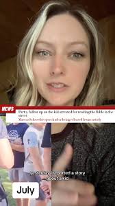 Part 2, Follow up to the case of Marcus Schroeder, arrested for  “amplification” after reading from his bible