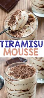 Easy Tiramisu Mousse Crazy For Crust Recipe Baked Dessert Recipes Dessert Recipes Tiramisu Recipe
