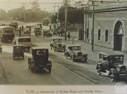 Traffic At Intersection Of Bridge Road And Hoddle Street Richmond 1926 Street Richmond Road
