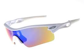 oakley star of sunglasses white frame rainbow lens 1149