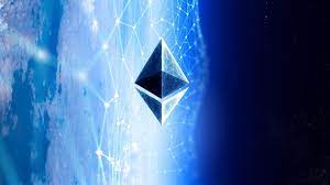 Minimalism, ethereum, logo, copy space, shape, no people, triangle shape. Ethereum Hd Wallpaper Hintergrund 1920x1080