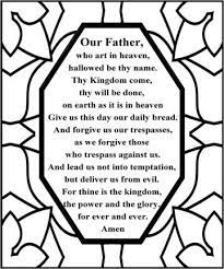 This free coloring book is based on the lord's prayer. Lord S Prayer For Children Coloring Pages And Craft Ideas
