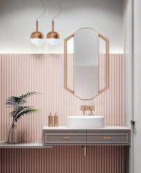 A swedish empire secretary and chair stand in the master bath of an upstate new york retreat devised by. Bathroom Design Ideas Enhance Your Space With Jewelry Hardware