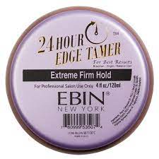 Works well on wet or dry hair. Amazon Com Ebin New York 24 Hour Edge Tamer Extreme Firm Hold 4 0 Oz Long Lasting No Residue No Flaking No Build Up High Shine Smoothing And Enhancing Hair Edges With Castor