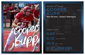 Cooper kupp contract and salary cap details, full contract breakdowns, salaries, signing bonus active (knee). Round 3 Pick 5 Cooper Kupp Wr Eastern Washington Los Angeles Rams Nfl