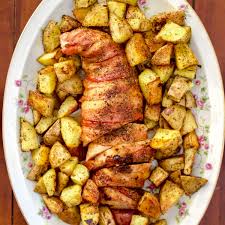 The introduction to this recipe was updated on december 18, 2020 to include more information about the dish. Roasted Bacon Wrapped Pork Tenderloin