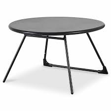 Salon de jardin en palette castorama mailleraye fr jardin. Table Basse De Jardin Blooma Nova Metal Noir O70 Cm Castorama
