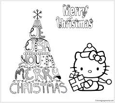 Pintables, coloring sheets, photos, free coloring books and printable pictures. Merry Christmas Hello Kitty Coloring Pages Cartoons Coloring Pages Coloring Pages For Kids And Adults