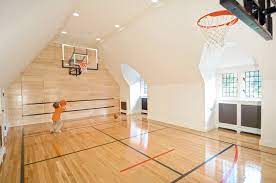 We provide premium wooden basketball court. The Big Splurge Indoor Basketball Courts For True Hoops Fans