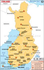 Plan your trip around finland with interactive travel maps. Airports In Finland Finland Airports Map