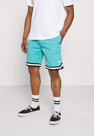 Llll basketball shorts direkt nach hause bestellen ▶ kickz bietet dir für deine basketball hosen 14 tage umtauschrecht bestellung online oder per hotline. Mennace Taped Basketball Shorts Light Blue Hellblau Zalando De