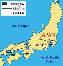 Visible from tokyo on a clear day, the mountain is located to the west of tokyo on the main island honshu, straddling the border between shizuoka and. Jungle Maps Map Of Japan Fuji