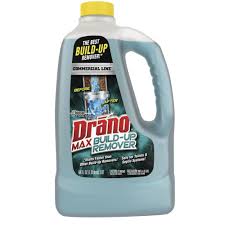 Directions (1) pour 1/2 bottle slowly into drain. Drano Max Build Up Remover 64 Oz At Menards