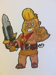 ▻how to grow a brawl stars channel : I Just Finished Drawing Barbarian King Bull Brawlstars
