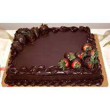 Image Result For Square Chocolate Cake With Strawberries Happy Birthday Chocolate Cake Birthday Cake Chocolate Chocolate Cake Designs