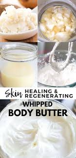 This whipped body butter recipe is so easy to make and will do wonderful things for your skin with clean and clear results and no toxins to weigh your skin down. Skin Healing And Regenerating Whipped Body Butter Recipe Healthy Taste Of Life