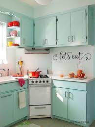 These days, the kitchen is the busiest room in most houses. Retro Kitchen Ideas Ideal Home In 2021 Small Kitchen Decor Small Apartment Kitchen Decor Tiny House Kitchen