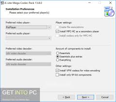 It includes a lot of codecs for playing and editing the most used video. K Lite Mega Codec Pack 2019 Free Download
