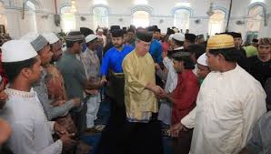 Masjid ei tegutse valdkondades mošeed. Sultan Johor Solat Sunat Aidiladha Di Masjid Pasir Pelangi