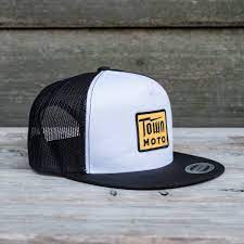 Town Moto Bolt Logo Mesh Hat Mesh Hat Bolt Logo Hats For Sale
