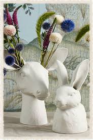 Anthropologie Cholet Hollow Vase Decor Christmas Decorations Animal Heads