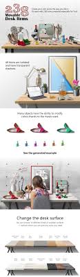 Simply drag & drop your visuals and choose the best scene. Beauty Creator 5k Mockup In Scene Generators On Yellow Images Creative Store