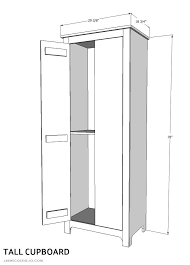 Get 2021 tall kitchen cabinet price options and installation cost ranges. Tall Cupboard Free Plans Jaime Costiglio Diy Kitchen Storage Cabinet Diy Cupboards Diy Storage Cabinets