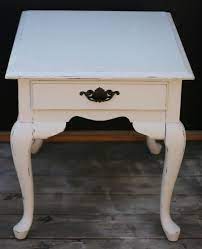 This gorgeous pair of 'brasilia' nightstands by broyhill premiere (which also work great as side tables or end tables) was just refinished and are such a gorgeous pieces. Shabby Chic Vintage Broyhill End Table Shabby Chic Side Table Shabby Chic Furniture Shabby Chic Antiques