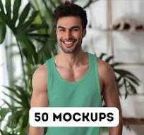 Bella Canvas 3480 Mockup bundle, 3480 male mock-ups, Mens Tank Mockup, Tank  Top Mock up, 3480 Bella Canvas male mocks, 50 male model png jpg
