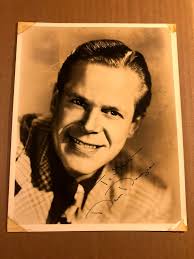 Dan Duryea Rare Very Early Autographed 8/10 Photo 40s Scarlet Street Litle  Foxes
