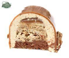 La Buche Noix Caramel Et Chocolat Fantastic Recipe In French For This Entremet Layers Walnut Dacquoise Cre La Cuisine De Bernard Patisserie Buche De Noel
