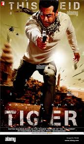 Hindi film movie poster of Ek Tha Tiger, Salman Khan, India, Asia, Asian,  Indian films Stock Photo - Alamy