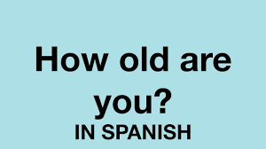 The waiters were all really friendly and polite, and they played traditional sitar music which was very relaxing. How To Say How Old Are You In Spanish Youtube