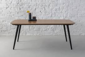 Is putting on the ritz. Contrast Dining Table 180x90x75cm Oak Black Legs Ragaba De