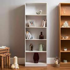 The octagonal geometric framing to the. Vida Designs Cambridge 5 Tier Extra Large Bookcase 175 X 60 X 24 Cm White For Sale Online Ebay