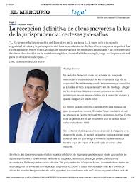 Doctor en derecho, universidad autónoma de madrid, españa. Pdf La Recepcion Definitiva De Obras Mayores A La Luz De La Jurisprudencia Certezas Y Desafios Rodrigo Torres Gonzalez Academia Edu