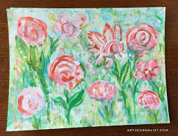 This abstract art flower painting lesson will walk you step by step through the process of painting a funky, colorful floral abstract painting in acrylics. Painting Abstract Flowers With Acrylic Paints Artjournalist