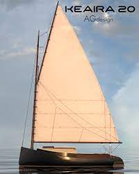 20ft Catboat Keaira Boat Design Net Boat Design Classic Sailboat Rib Boat