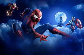 Een marvel comic (25 issues). Marvel Superhelden Im Disneyland Paris Themenpark De