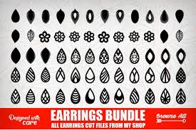 Tear Drop Svg Pendant Svg Earrings Bundle Leather Earring Jewe By Pctshop Earrings Earring Cutfil Leather Earrings Diy Earrings Diy Leather Earrings