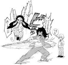 竈門炭治郎ᵃⁿᵈ冨岡義勇ᵃⁿᵈ我妻善逸 面白いイラスト アニメファンアート 笑う イラスト