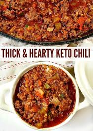 Keto Chili A Thick And Hearty Family Friendly Recipe Recipe In 2020 Keto Recipes Dinner Keto Chili Recipe Keto Recipes Easy
