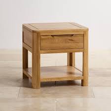 Romsey Natural Solid Oak Side Table Image 1 Oak Side Table Oak Furniture Land Oak Furniture