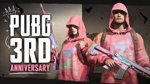 Thank You Pubg 3rd Anniversary Skins Pubg Youtube