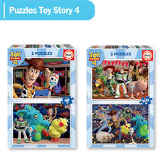 Learn about toys on the toys channel. Educa Toy Story 4 2 Puzzles De 100 Piezas Multicolor 18107 Amazon Es Juguetes Y Juegos