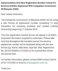 3) registration can be made online through the ezbiz online. Wong Kiu New Announcement By Ssm New Registration Facebook