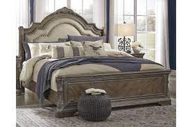 Benches, stools & bar stools. Charmond Queen Upholstered Sleigh Bed Ashley Furniture Homestore