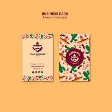 Download Mexican Restaurant Business Card Template For Free Restaurant Business Cards Mexican Restaurant Stylish Business Cards
