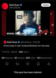 Slatt♱ on X: Rubi Rose just posted this tweet and deleted it.. 😳  t.co71Gk6Ydguj  X