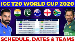 The t20 world cup is scheduled in october/november 2021 in australia with 12 teams participating in the event. Icc T20 World Cup 2020 Full Schedule Teams Venues Hosting Details Youtube